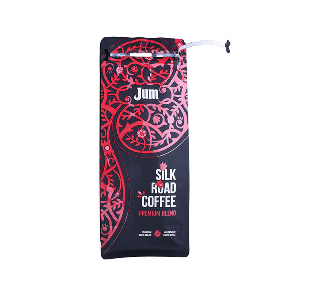 Production personnalisée Matte Black Can Coffee Sacs Sacs PLA recyclés Sacs à ziplock Mylar Clear