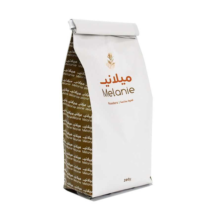 Soins de conception personnalisés des sacs d'emballage personnalisés compostables Sacs de café 100% recyclables