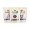 Fourniture d'usine en aluminium Sacs transparents pour les noix personnalisées Candy Sac en vrac Fruits et noix