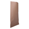 Food Grade Tear Off Zip Kraft Paper Sachets Black Zip Lock Sacs Compostable T-shirt Sacs