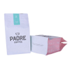 Sacs de papier de recyclage compostable à imprime colorée en wrapper biodégradable meilleures sachets de café