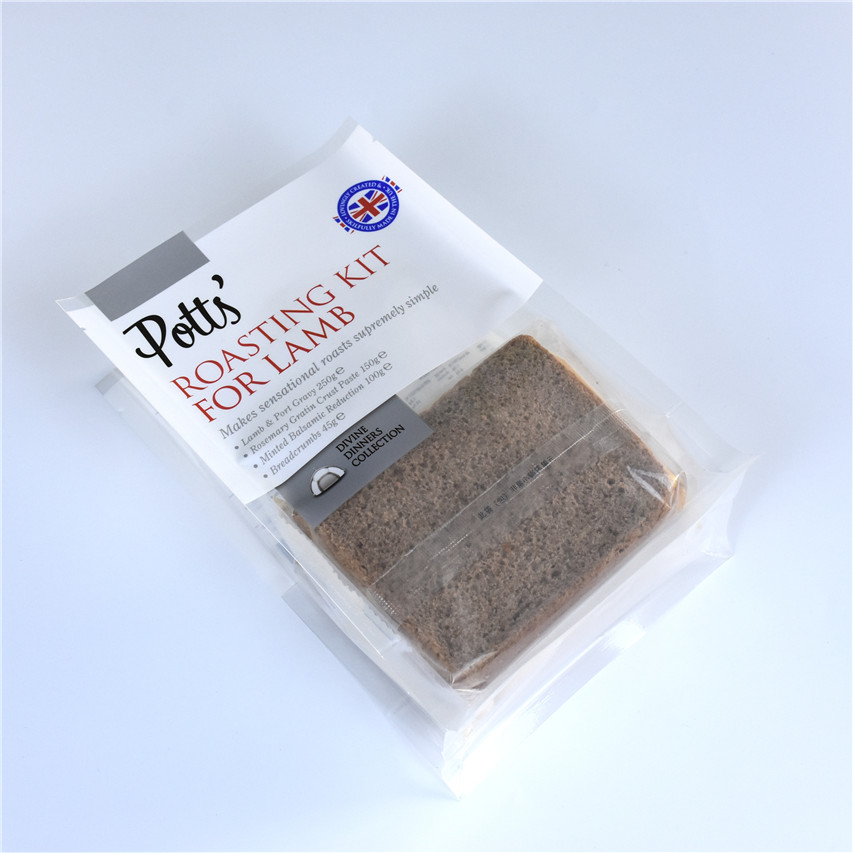 Production personnalisée Sacs à pain à pain d'emballage durable de production.