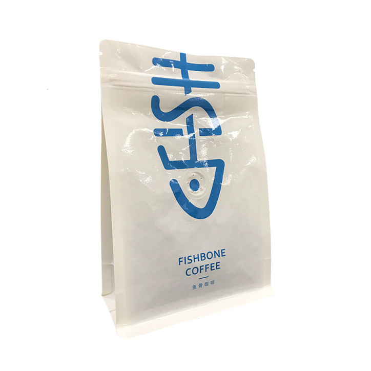 Matériau laminé à bas prix pochet plat Pouche biodégradable scellant des sacs d'échantillonnage de café scelable