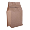 Ziplock de haute qualité Clear Fot Bottom Kraft Paper Bag Wholesale
