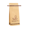 Eco Friendly Design Hot Stamp Personnalize Logo Gusset Coffee Bain Bags Wholesale