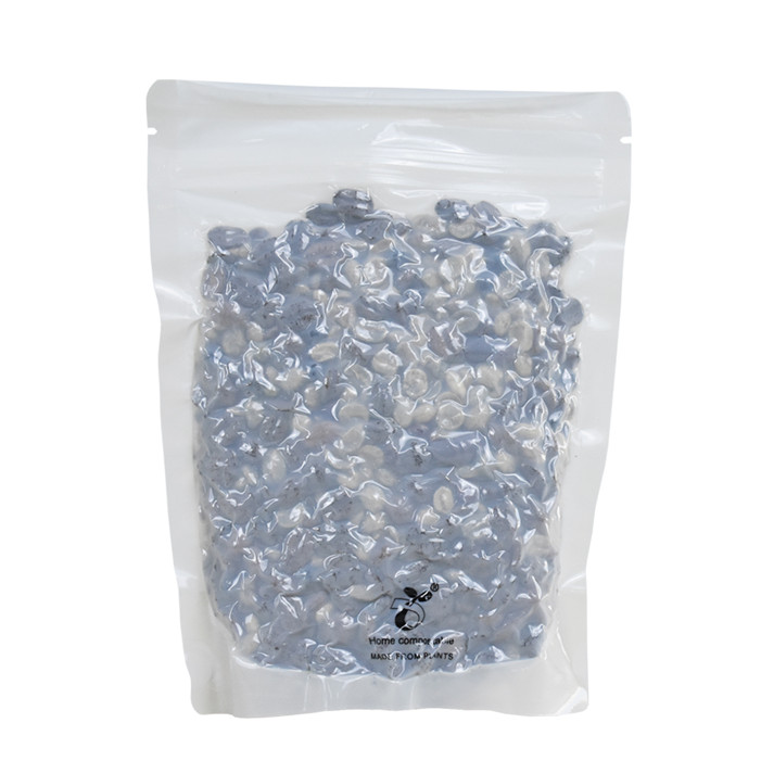 Sac de nourriture d'emballage à fermeture à glissière de taille à tailles personnalisées avec base