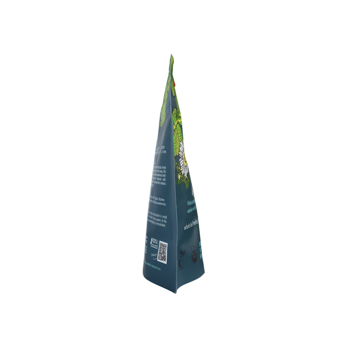 Sachets de thé à poche compostable de taille personnalisée avec fermeture éclair