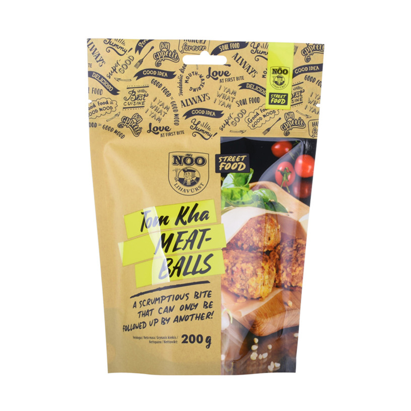 Solutions d'emballage de sachets de biscuits recyclables avec logo