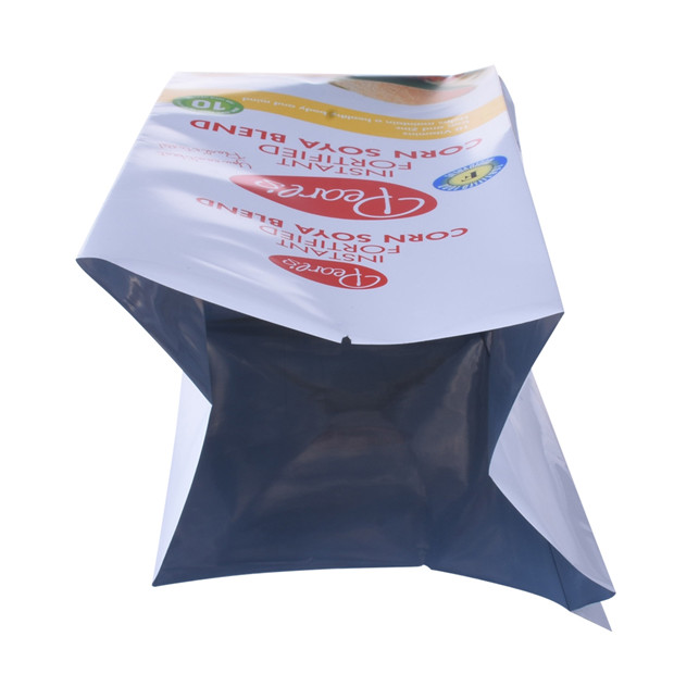 Solutions d'emballage de farine de maïs Sacs écologiques avec soufflet latéral
