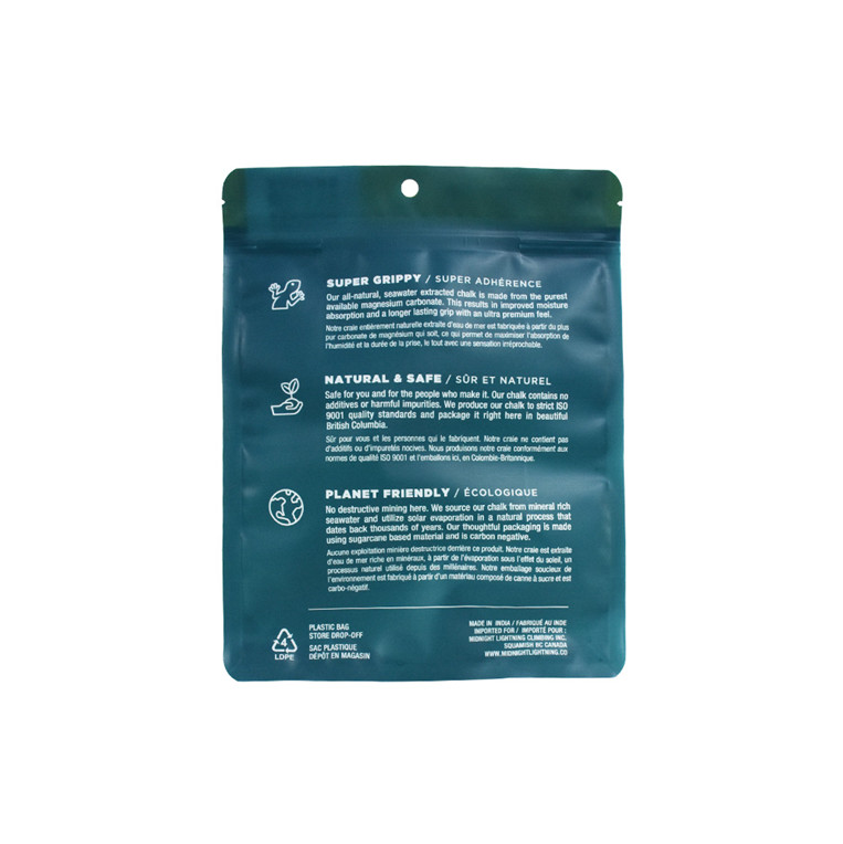 Sacts de canette d'emballage d'épices 250g Sacs d'épices en plastique en vrac