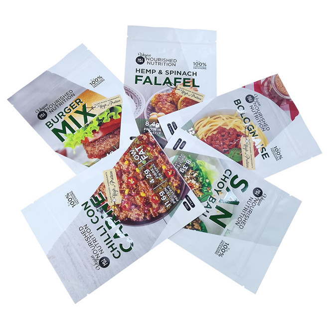 Éco-adhésion à l'emballage durable de la nourriture Soupchage des sachets