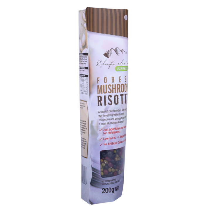 Pochettes à fermeture éclair pour aliments imprimés écologiques au Royaume-Uni