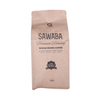 Matières organiques Sac à café 16oz biosourcé avec fond de boîte