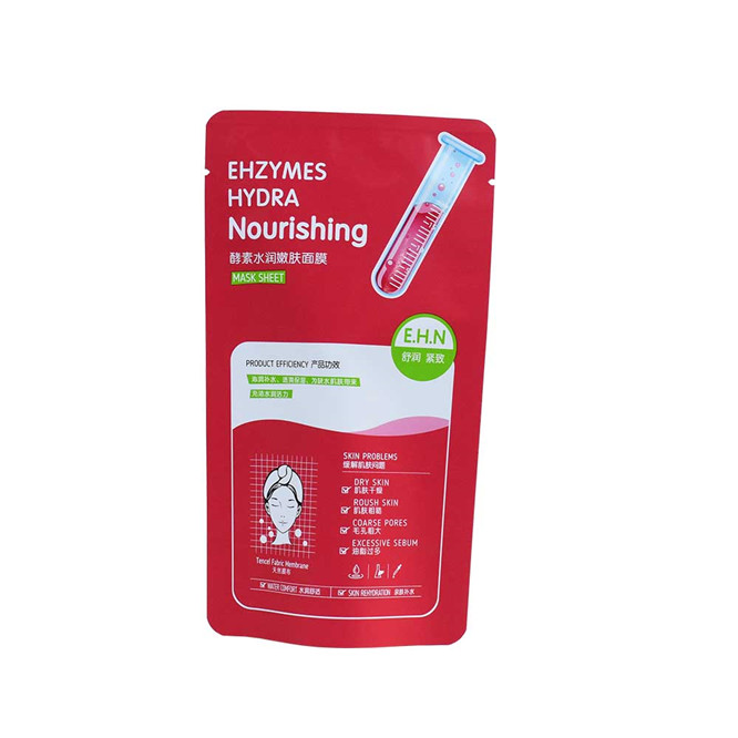 Prive de matériau laminé en k-seal imprimé personnalisé Soupchable avec fermeture à glissière