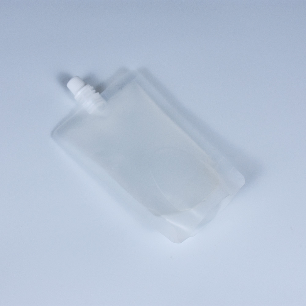 Baby recyclable réutilisable pochette de poche debout avec bec de liquide