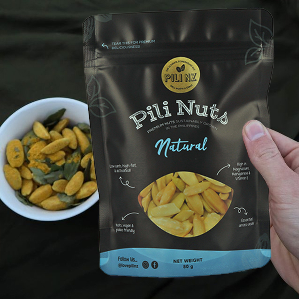 L'emballage alimentaire 100% recyclable naturel adapté aux besoins du client de casse-croûte d'écrous d'épices tiennent la poche