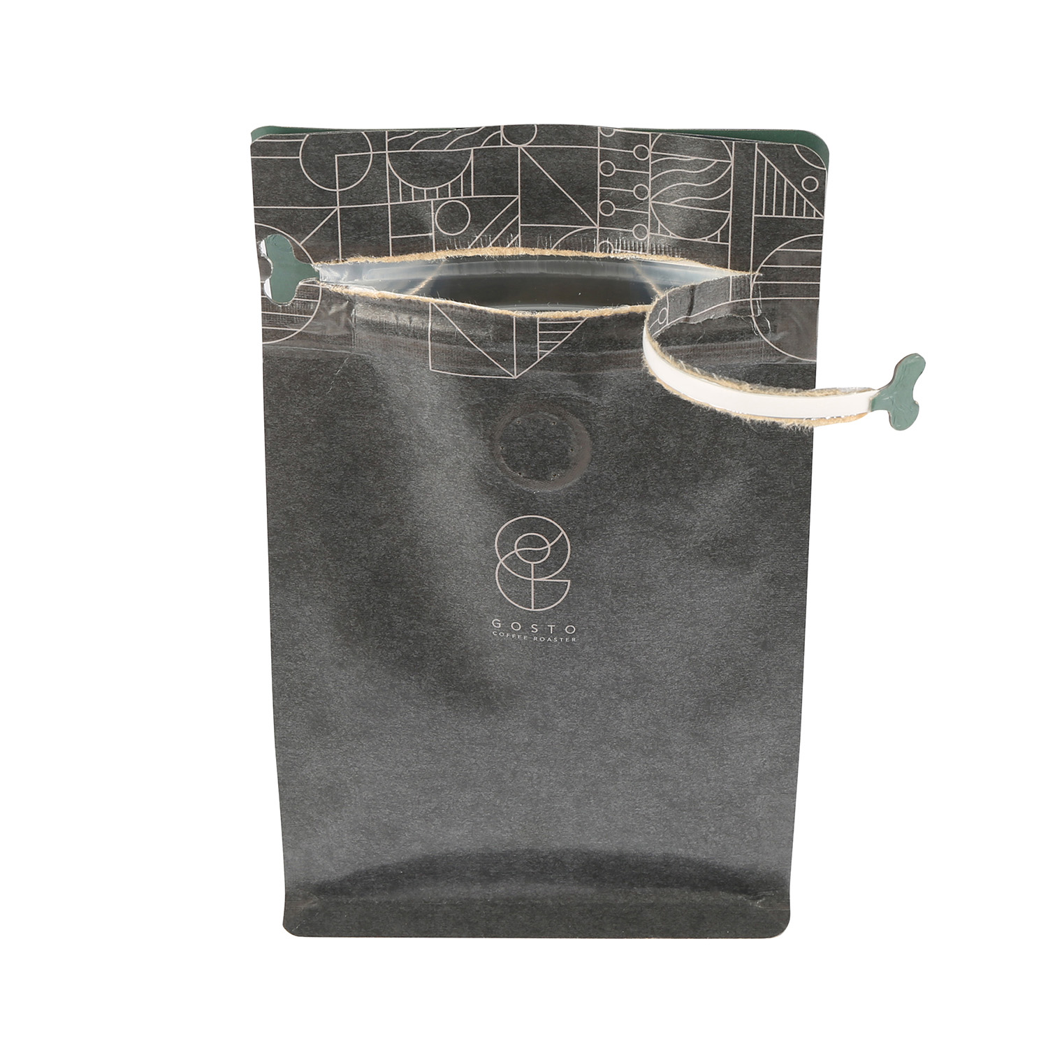 Échantillons de pochette à zip standard sur le logo personnalisé