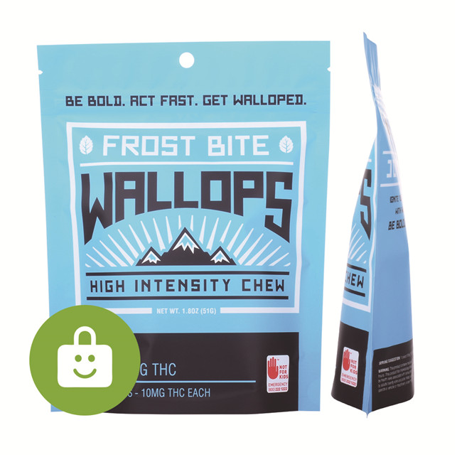 Snack à mâcher emballé en gros Ziplock Top personnalisé