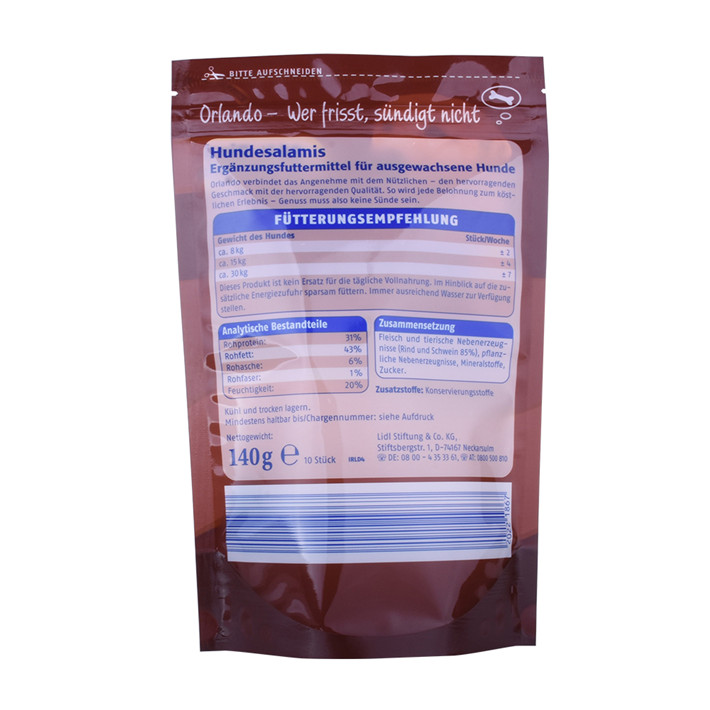 Sac en nylon de nourriture en nylon jetable respectueuse de l'environnement