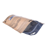 Matériau compostable à fermeture éclair Comment sceller un emballage transportant le sac à café de barre de chocolat transparent But