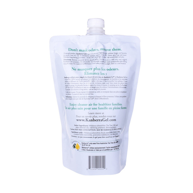 Alcool compostable personnalisé dans les pochettes Sacs solubles à eau Sacches de détergent prête à l'emploi