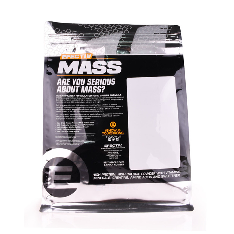 Sac capsule mylar en plastique à glissière pour chats