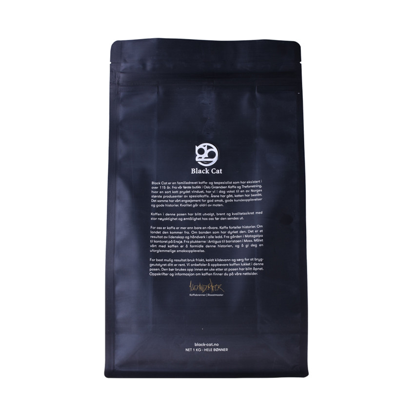 Recyclage personnalisé Stand Up Sachets Manufacturers Compostable Packaging Companies Pack Coffee Bag