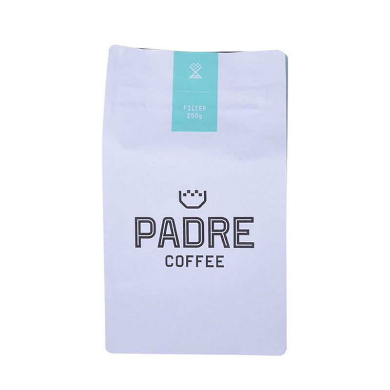 Sacs de papier de recyclage compostable à imprime colorée en wrapper biodégradable meilleures sachets de café