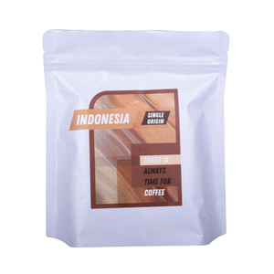 Zip Lock Offset Printing Compostable Pouchable Emballage Aliments Sacches en gros Sacs de café personnalisés avec soupape
