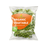 Sac d'emballage vert compostable bioplastique pour salade de légumes avec barrière