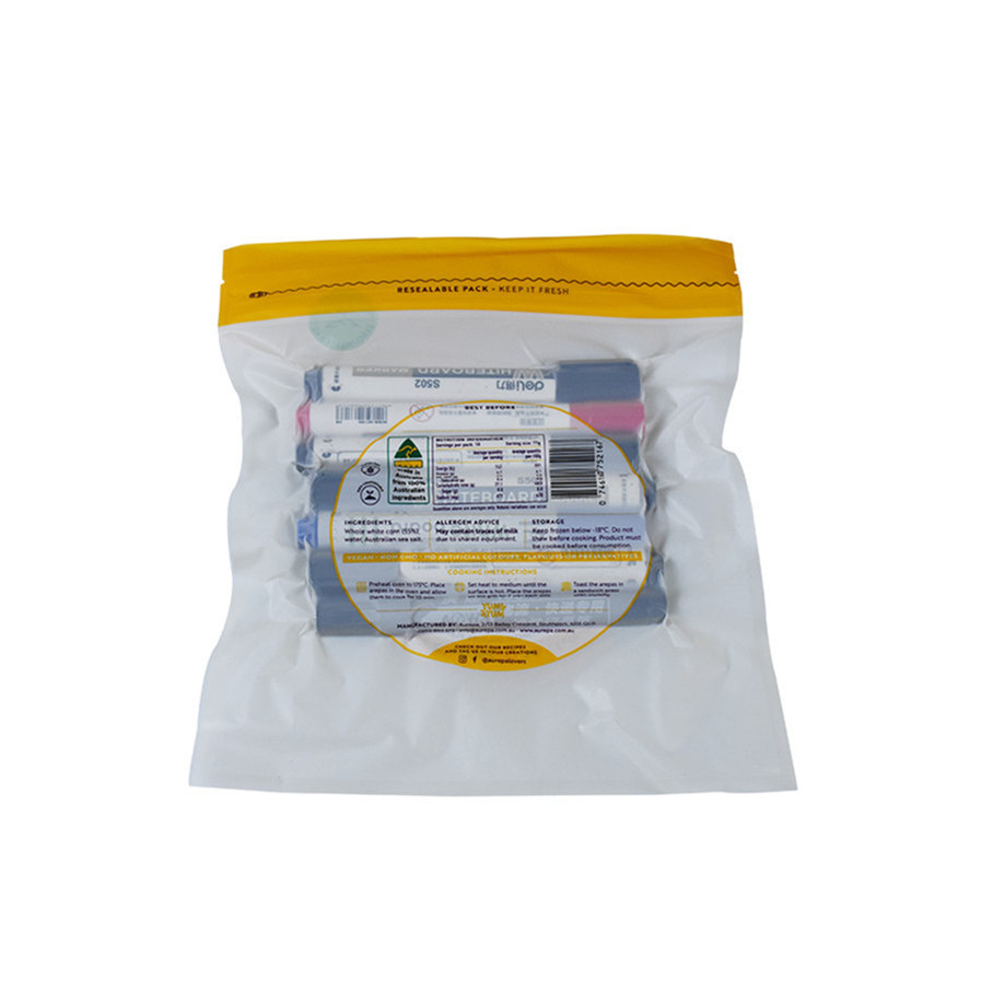 Gros de haute qualité redalable refermable clear cellophane sacs à vide emballage de scellant