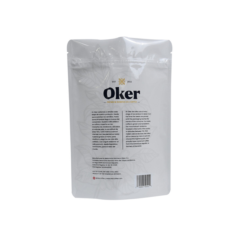 Pouche debout imprimée personnalisée compostable avec fermeture à glissière 100% composée