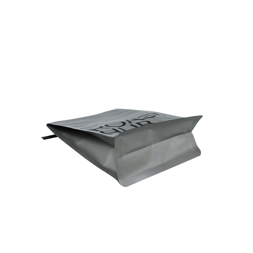 Foil en aluminium personnalisé à fond plat emballage durable aliments Achetez des sacs de café