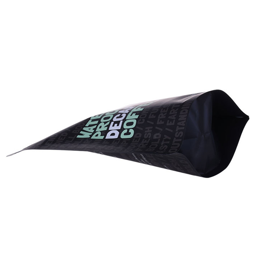Conception personnalisée stand up up glissant en plastique de café en gros en gros