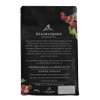 FSC Certifié Biodégradable Customated Wholesale Flat Bottom Ziplock Coffee Bag