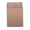 Ziplock de haute qualité Clear Fot Bottom Kraft Paper Bag Wholesale