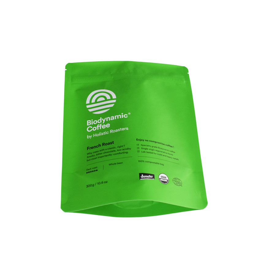 Conception créative compostable d'excellente qualité Sacs de café debout