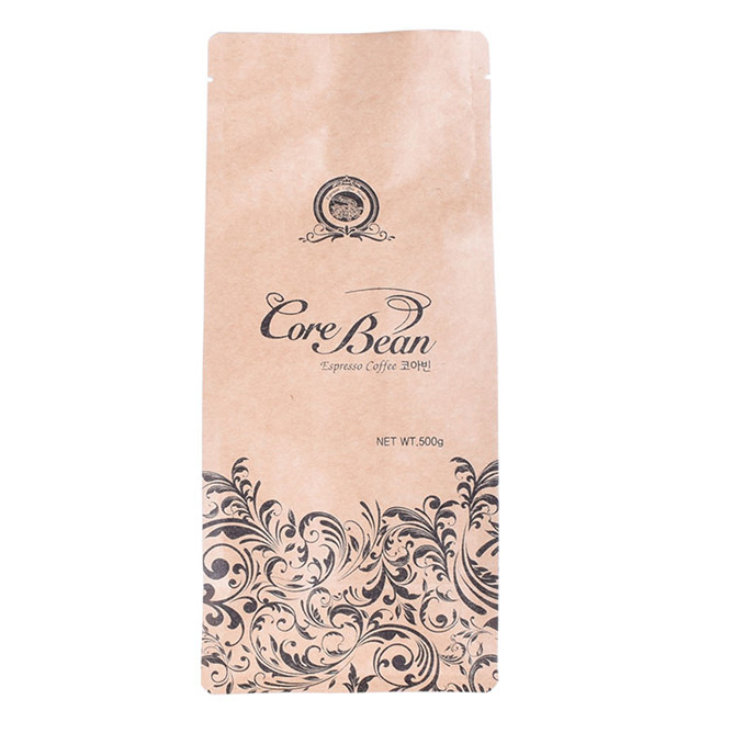 Recyclable FSC certifié de bonne qualité échantillons kraft ziplock sac