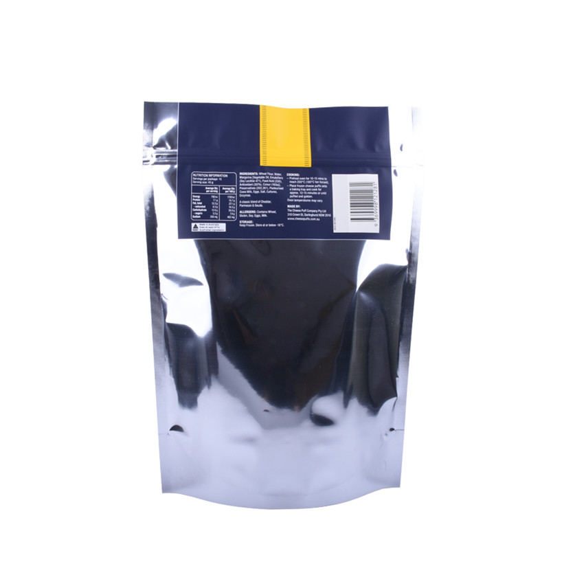 Meilleur prix Vernishing Stand Up Ziplock Sacs en gros emballage d'emballage alimentaire biodégradable Emballage de pâte à biscuits