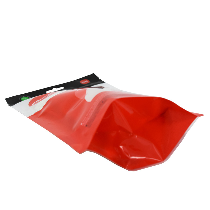 Compostable Production personnalisée Stand Up Clothes Pouch Plastic Sac en gros