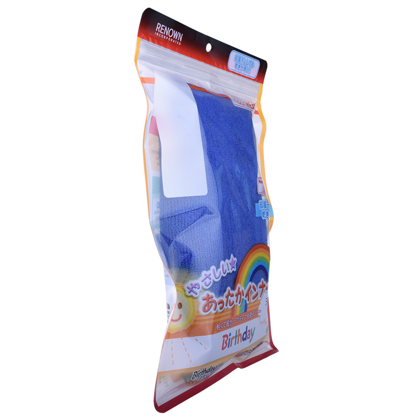 Sacs de cellophane transparent personnalisés compostables pour vêtements en gros