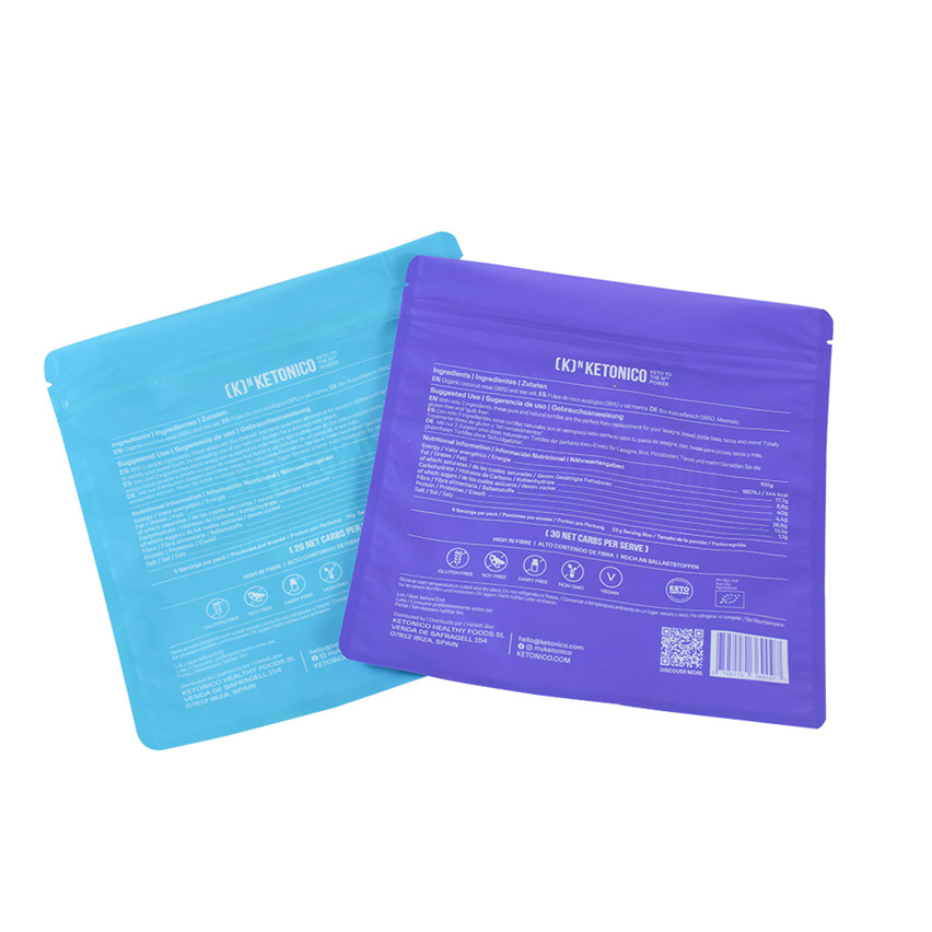 Home compostable Production personnalisée Ziplock Vacuum Pouching Emballage en gros