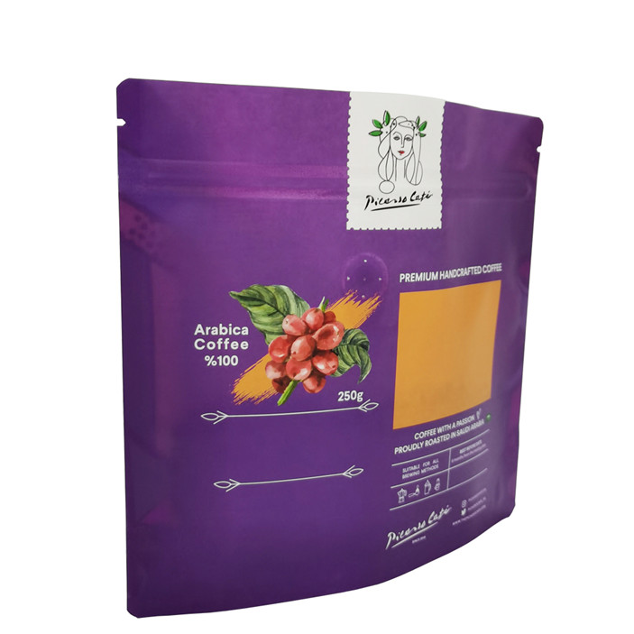 Impression numérique Print debout biodégradable et recyclable Matériel d'emballage avec ziplock