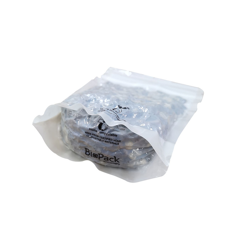 Le joint biodégradable clair de vide de PBS met en sac le sac fait sur commande d'emballage de viande de nourriture fraîche près de moi