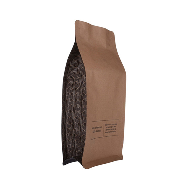 Emballage de café compostable kraft bio 1kg avec valve