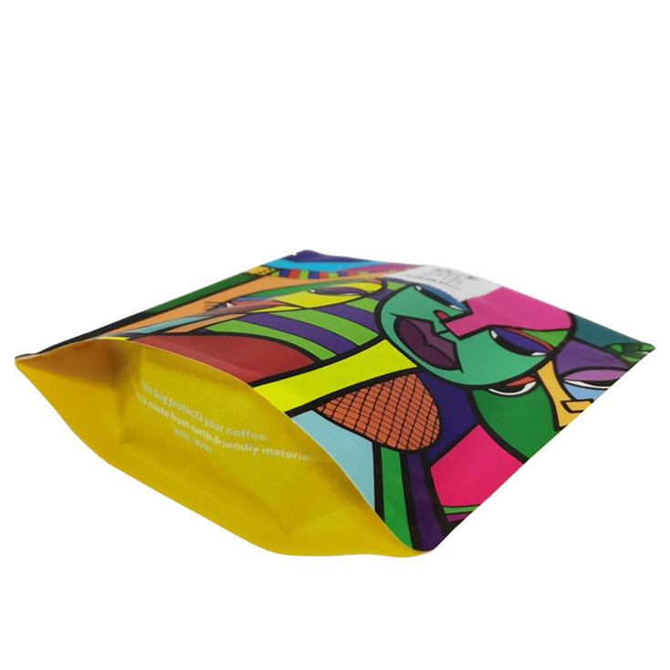 Recyclale Sac en papier en gros sacs emballages saccadés avec fermeture éclair