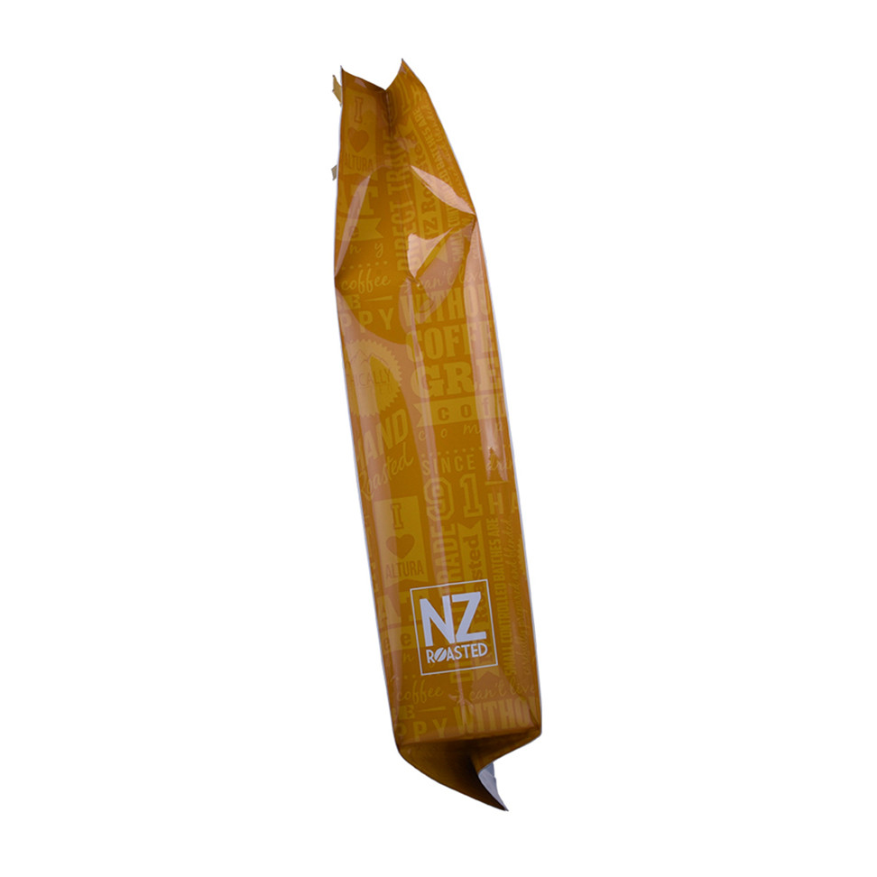 Sac à canon côté emballage flexible pour café avec du papier d'aluminium
