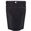 Aucun sac de café noir mat imprimé de serrure de fermeture à glissière de 100g avec le sac d'emballage en gros de valve