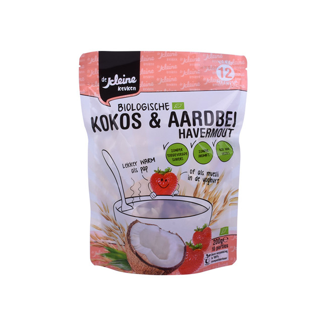 Emballage vert durable pour sac de grains de farine d'avoine