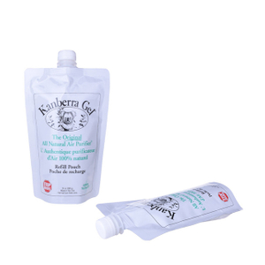 Sac d'emballage en gel en plastique de stratification avec bec